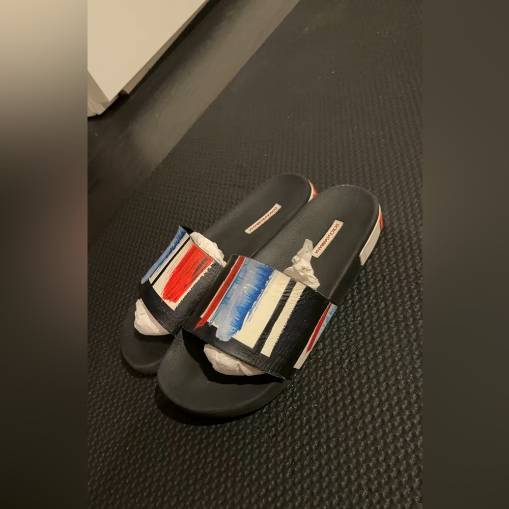 Colorful Slide Sandals - Picture 2 of 5